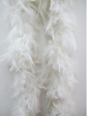White Feather Boa - Costume Accessories